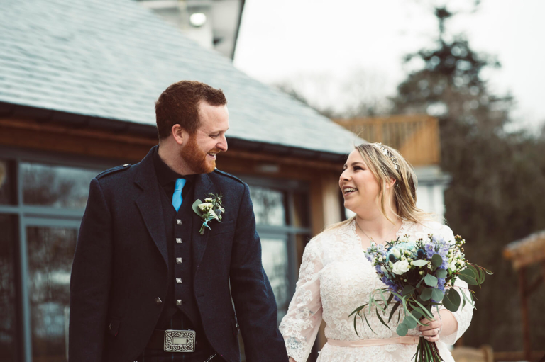 Natural photography of Bride and Groom getting married at Enterkine House Hotel by Ayrshire Wedding Photographer Richard Campbell
