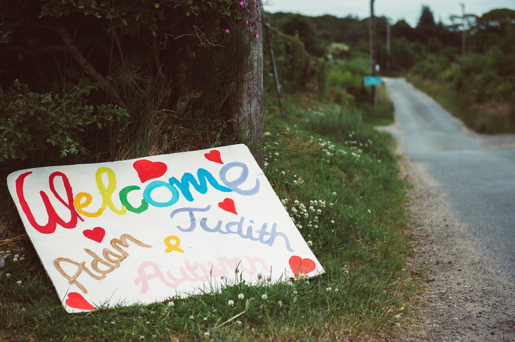 Wedding sing at Whiting Bay Isle of Arran by Ayrshire Wedding Photographer Richard Campbell