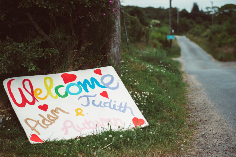 Wedding sing at Whiting Bay Isle of Arran by Ayrshire Wedding Photographer Richard Campbell