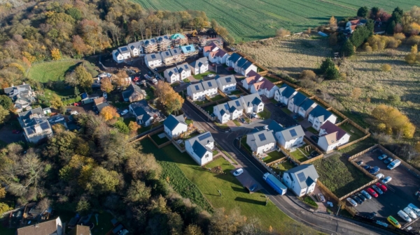 Aerial drone photograph by ayrshire aerial photographers